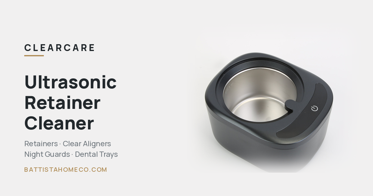 ClearCare ultrasonic retainer cleaner product detail